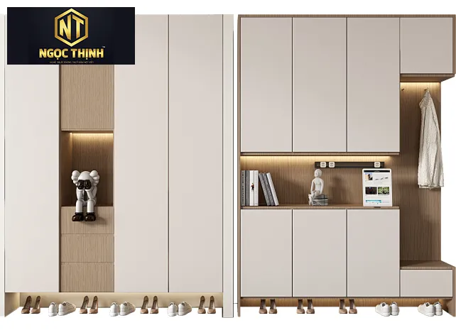 TỦ QUẦN ÁO NGỌC THỊNH VÁN MDF